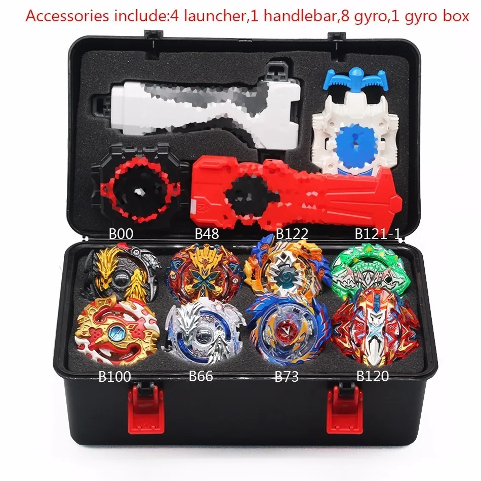 Топ Beyblade Burst B140 Bey Blade игрушка из металла Funsion Bayblade набор коробка для хранения с ручкой пусковая пластиковая коробка игрушки для детей - Цвет: A01