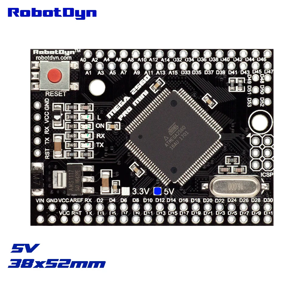 Мега 2560 PRO MINI 5V ATmega2560 16AU с мужской pinheaders. Совместимость Arduino Mega 2560.|pro mini|mini minimini pro |
