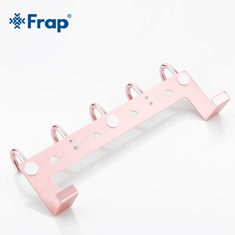 Frap 5 крючков розовый крючок для одежды Космический алюминиевый новый над дверью