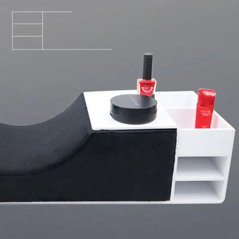 Prateleira de Exposição-lash Extensão dos Cílios Salão de Beleza Acrílico Travesseiro Carrinho Profissional Doméstico 50x20x13 cm Uso 9 Acrílico Prateleira de Exposição-Lash Extensão Dos Cílios