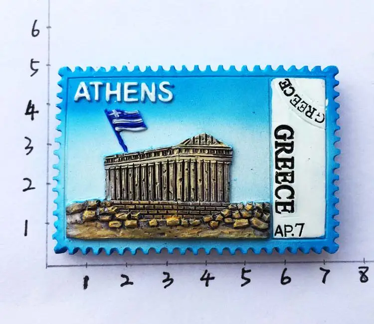 Храмовый Афинский акрополис, греческий 3D магниты на холодильник, сувениры для путешествий, магнитные наклейки на холодильник, украшение дома