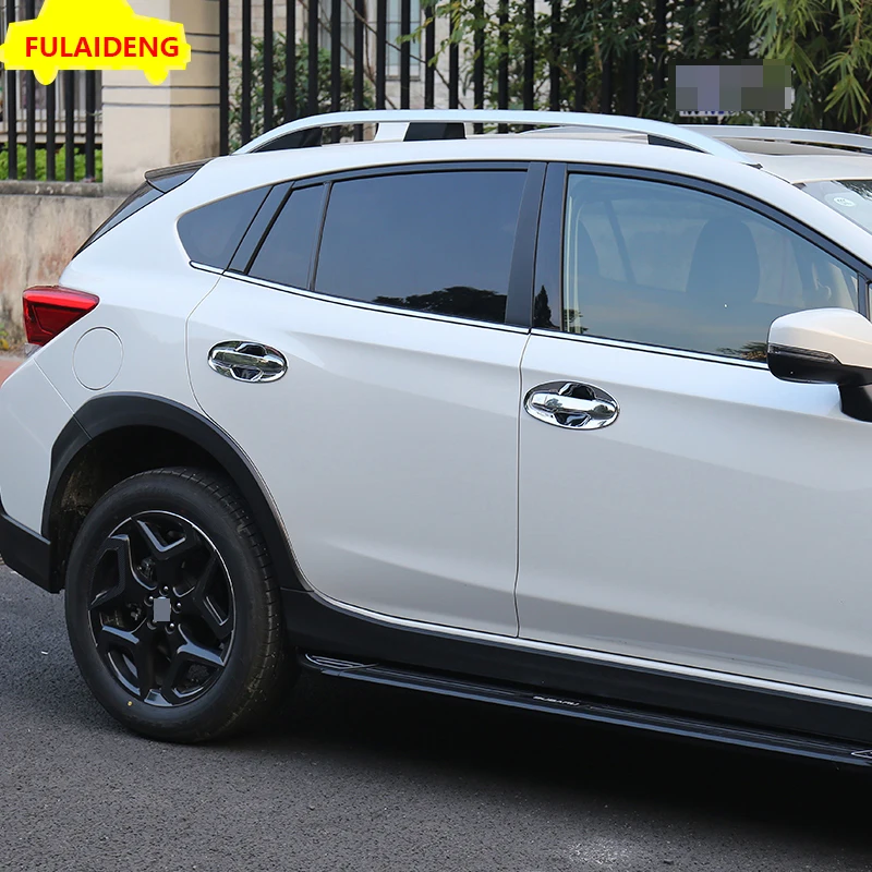 8 шт. для Subaru XV 2018 нержавеющая сталь или ABS Хромированная внешняя боковая дверная