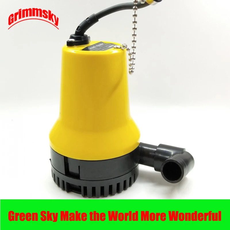 Max 1100GPH 12V/24V 50W bilge pump 24v for boat kayak fountain garden