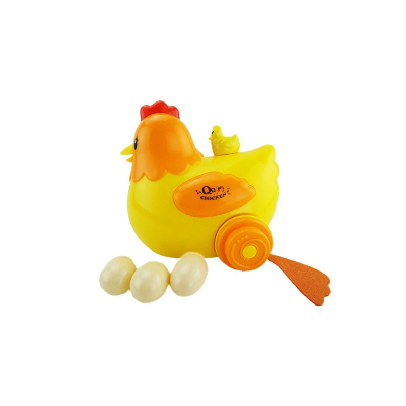Fun Music Big Yellow Duck Laying Eggs Toys For Children Parent child