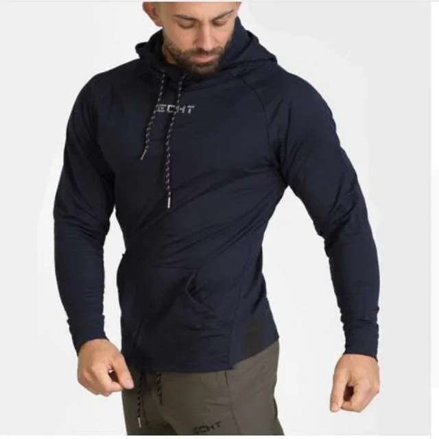 New Mens Cotton hoodies gyms Fitness Bodybuilding Sweatshirts fashion