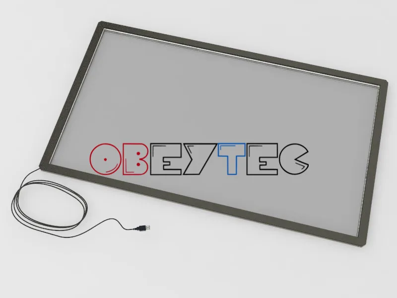 Obeytec 43 дюймов инфракрасная рамка, 10 точек касания ИК сенсорный экран, USB plug and Play, быстрая, только рамка