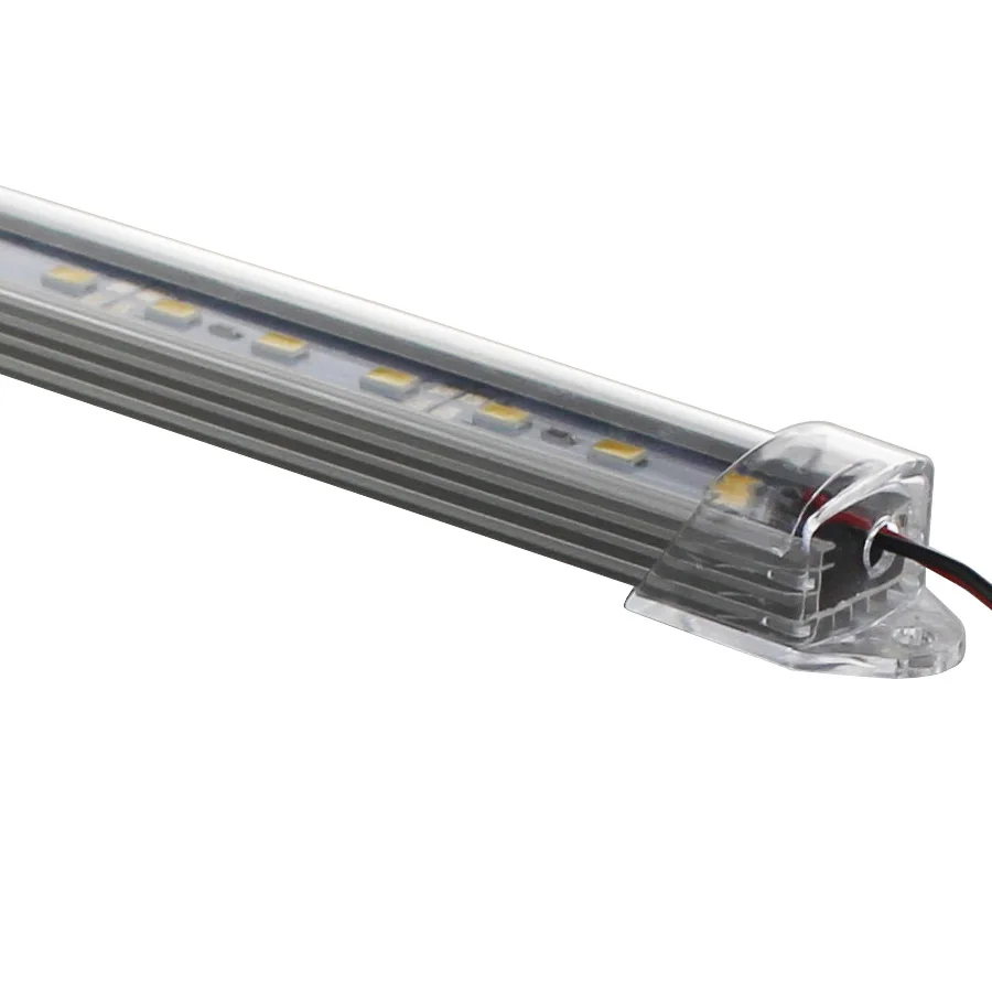 10 шт. DHL 1 м 5630 5730 72LED DC12V жесткого газа бар свет с алюминиевый профиль Shell Крышка Канала Свет шкаф кухонный газа