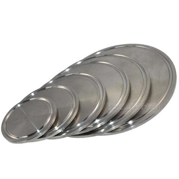 

MEGAIRON 38MM 1.5'' Sanitary End Cap fits 1.5" Tri Clamp Ferrule Flange 50.5MM Stainless Steel SUS SS 316 High Pressure Durable