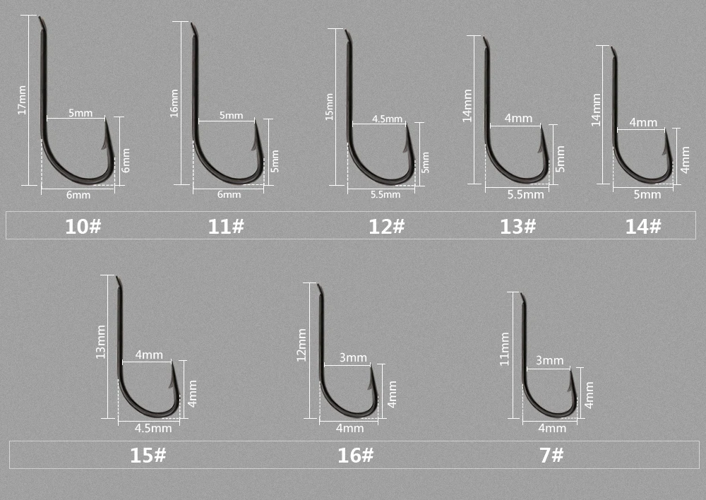 FTK рыболовные крючки рыбы с длинным хвостовиком 1#-17#100 шт./лот Крючки из Норвегии для ловли карпа Anzol рыболовные снасти острые