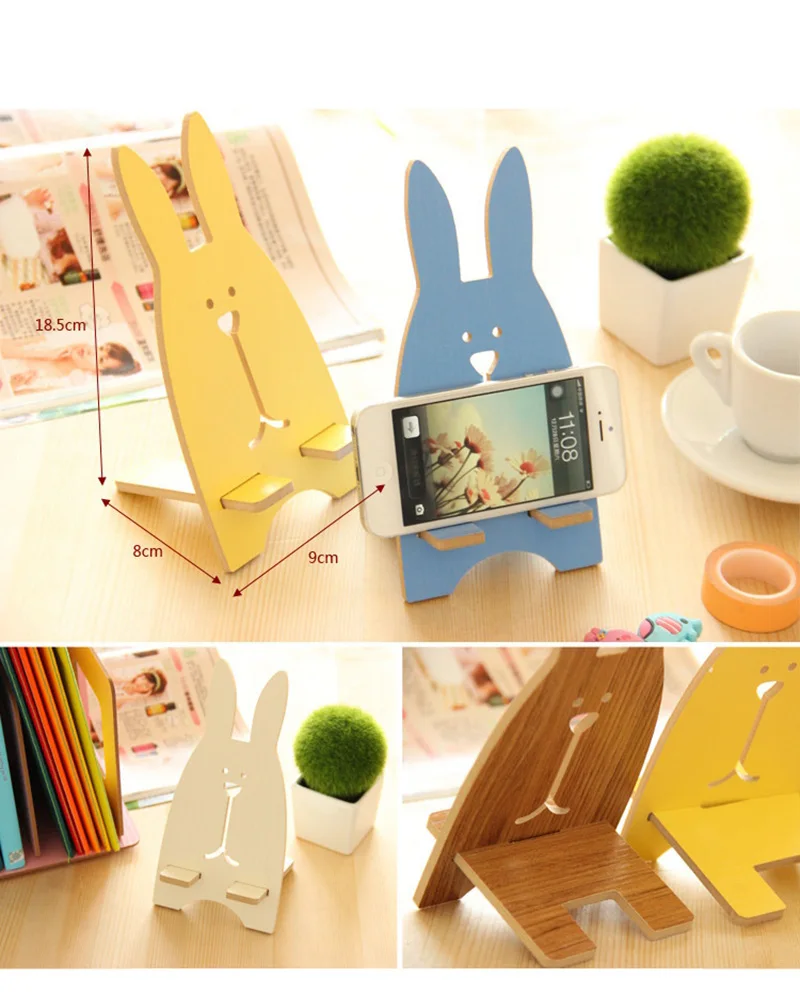 Cute-Cartoon-Rabbit-Wooden-Universal-Phone-Holder-Stand-Cell-Phone-Mount-Holder-for-iPhone-for-Samsung(2)