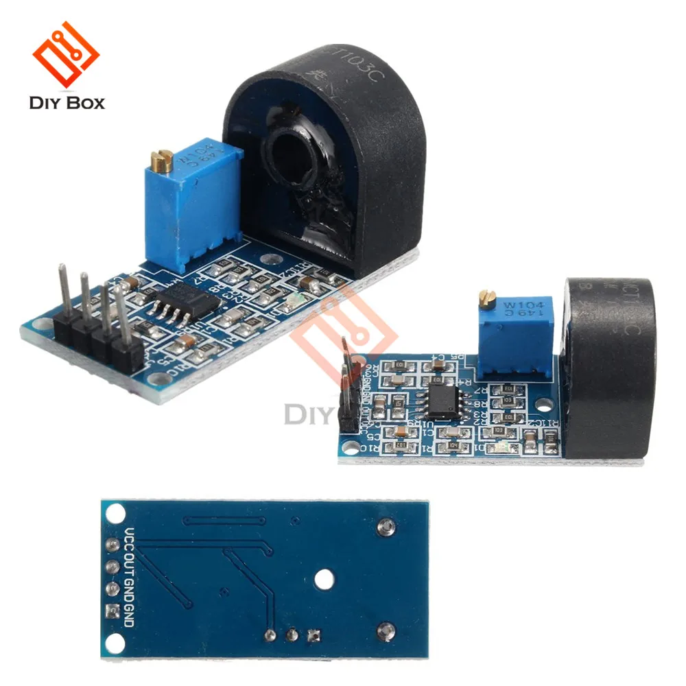 

5A Range Single Phase Current Transformer Monophase AC Active Output Onboard Precision CT Current Sensor Reverser for Arduino