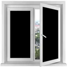 5 м черный матовый клей бесплатно уединение Непрозрачное окно пленка затемнение анти-УФ статическое стекло наклейка дверь спальни дома декоративная пленка