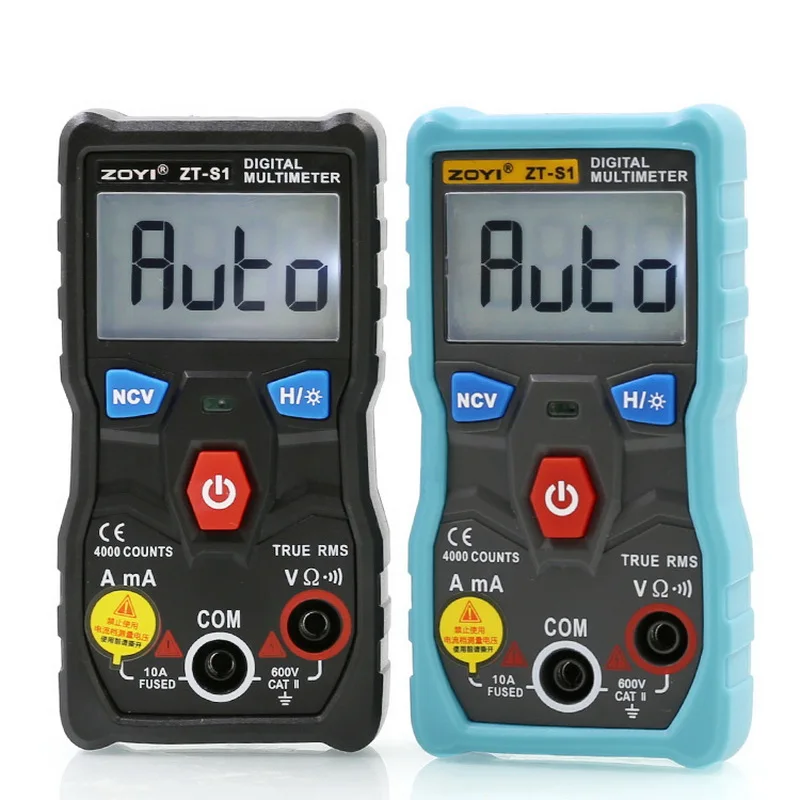 

-S1 Digital Multimeter tester Autoranging True Automotriz Mmultimetro With intelligent NCV DATA LCD Backlight+