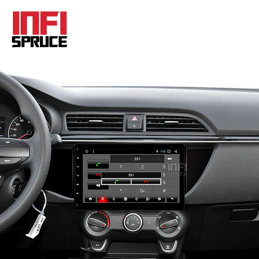 Flash Deal Android 8.1 Car DVD for Kia K2 RIO 2017 with radio gps navigation car stereo multimedia player octa core 32G 2 din 10.1 inch dvd 2
