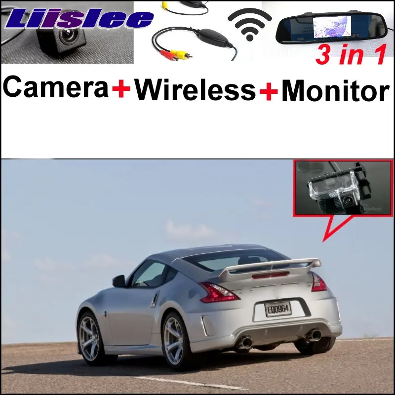 

Liislee Special Rear View Camera Wireless Receiver Mirror Monitor Easy Parking System For NISSAN 370Z Fairlady Z Z34 2009~2015