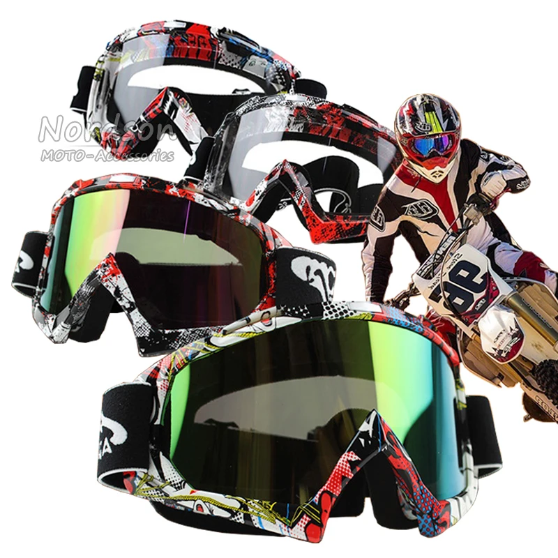 <b>Nuoxintr</b> Oculos Motorcycle Goggles Glasses Cycling MX off road ...
