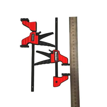 

New Heavy Duty F Clamp Clip Wood Working Quick Grip F Style Bar Woodworking Clamps 4/6/12/18/24 Inch DIY Hand Woodworking