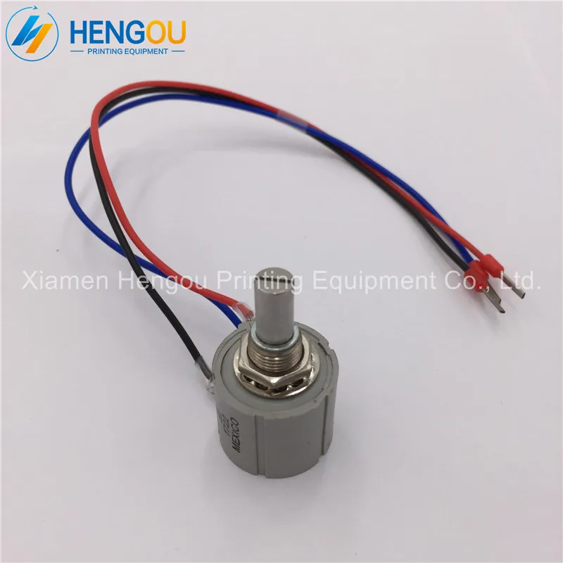 

5 Pieces R10KL.25 potentiometer 71.186.5172 for offset SM102 CD102 printing machine 10k rotary potentiometer