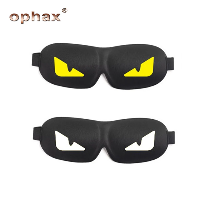 

OPHAX Lovely Cartoon Sleep mask Soft comfortable Travel portable 3D eye patch Cover shade aid sleep Reduce fatigue Sweet dreams