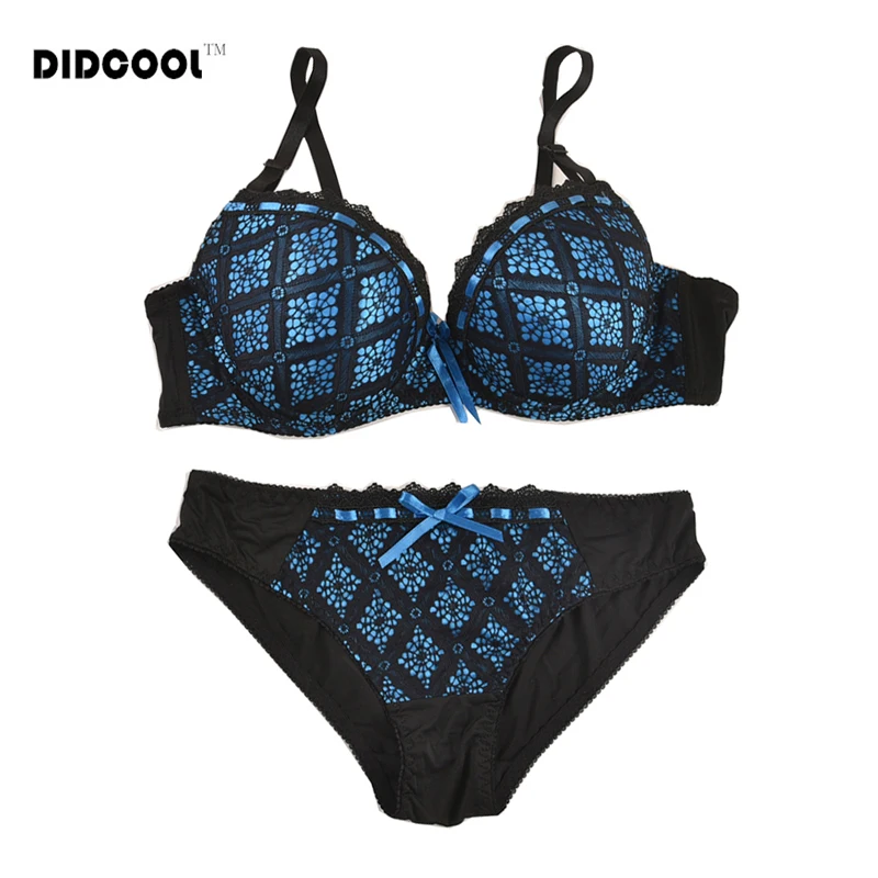 B C cup plus size Large size 85 90 95 100 Simple girls underwear sets