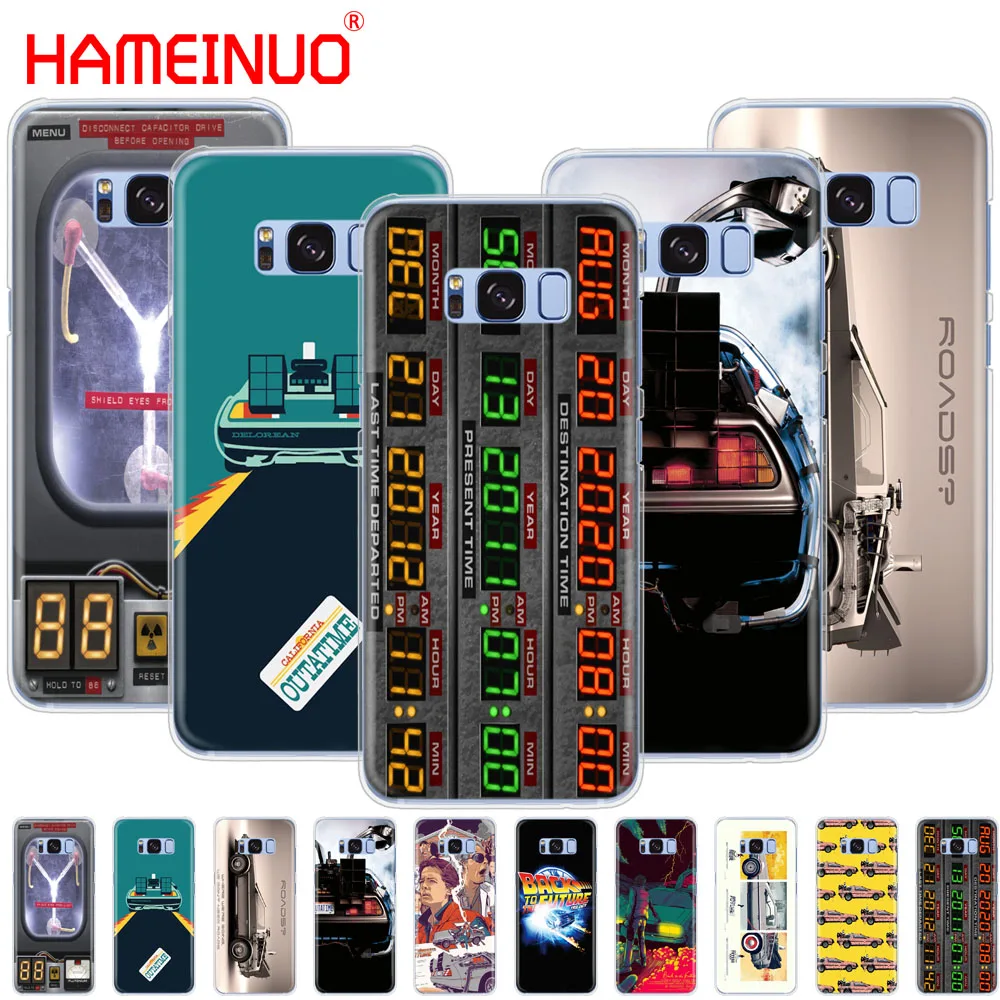 

Back to the Future DeLorean Time Machine cell phone case cover for Samsung Galaxy S9 S7 edge PLUS S8 S6 S5 S4 S3 MINI