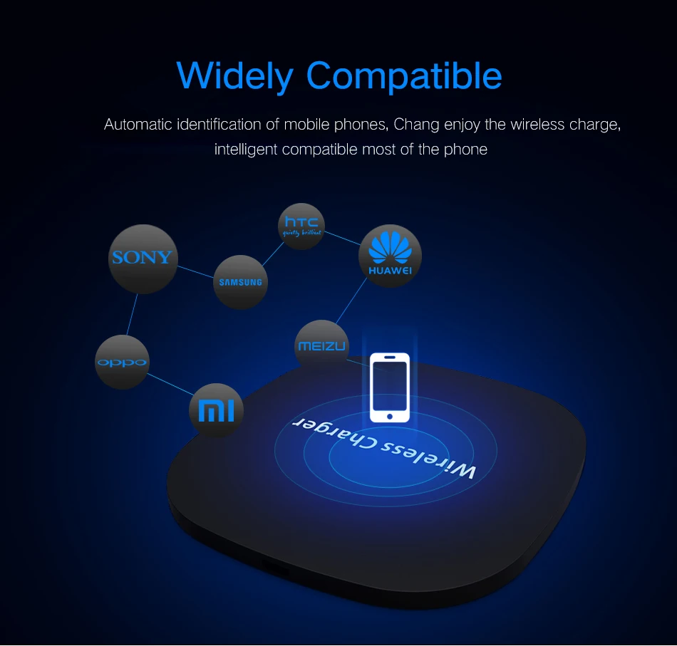 9Wireless Charger for iPhone X 8 Plus Samsung Galaxy S9 S8 Plus S7 S6 Edge Note 4 5 8 Fast Charging Qi Nexus Nokia Sony LG H
