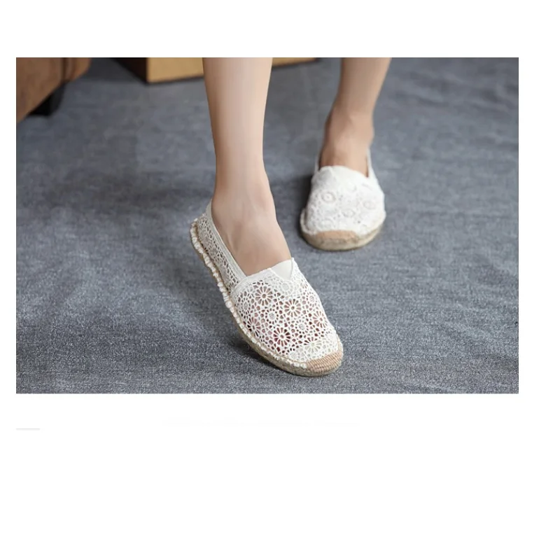 

Spring autumn Summer Women Shoes Casual Cutouts Lace Hollow Floral Breathable Platform Shoe Mujer shark sneaker embroidery Shoes