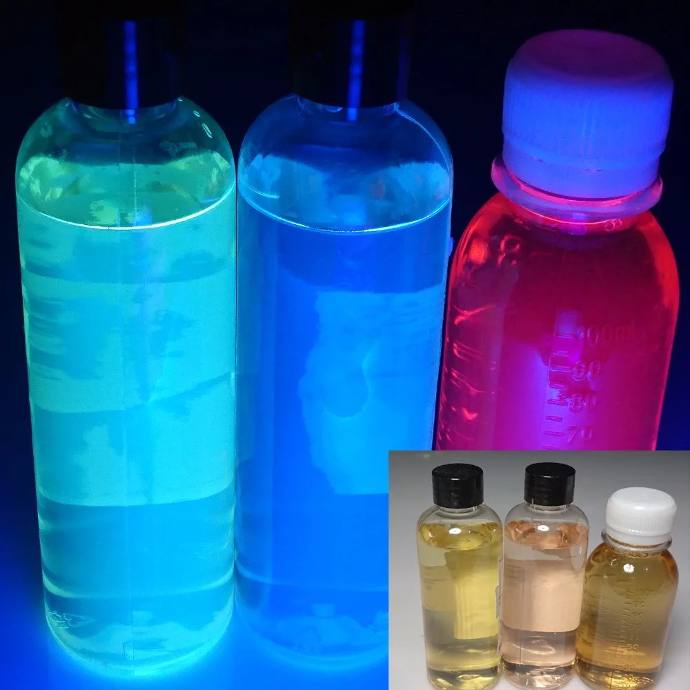 Transparent UV Reactive Blacklight Paint Invisible Under Daylight