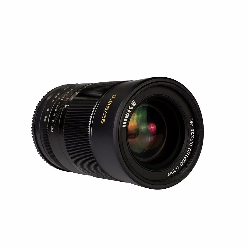 

Meike MK-E-25-0.95 25mm f/0.95 Super Large Aperture Manual Focus lens APS-C For Sony E mount Mirrorless Cameras a6300