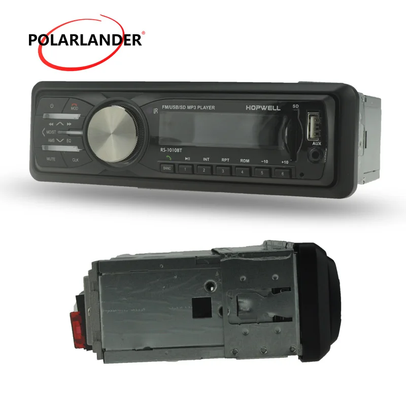 

1010BT 1Din Car Stereo In-Dash MP3 Audio Player LCD Screen FM Radio Bluetooth AUX Dual USB ISO RCA With Remote Control