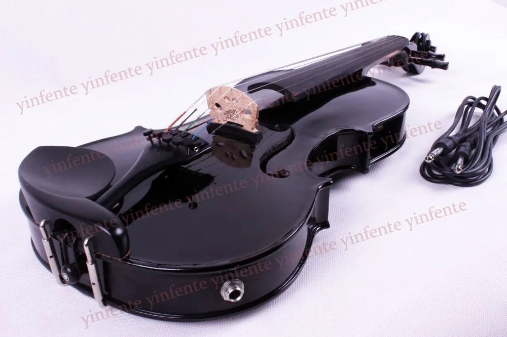 

5 string Electric Acoustic Violin 4/4 Full Size Maple Spruce wood advance