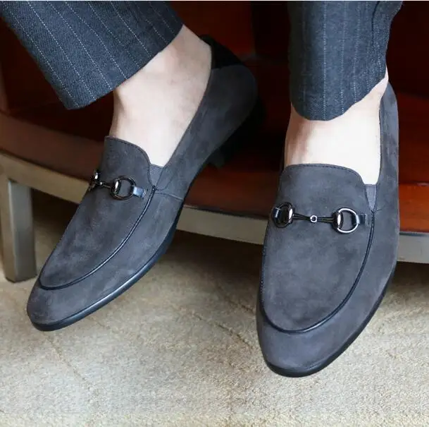 suede loafers in summer