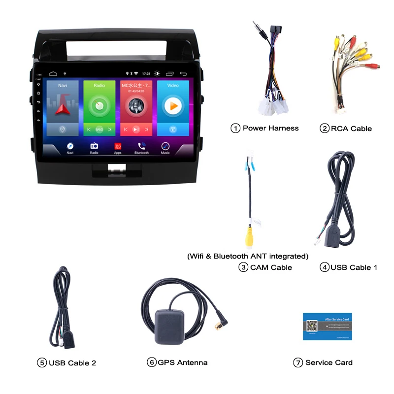 Best Car Android 8.1 Multimedia Player for TOYOTA LandCruiser lc200 GPS Navigation Device bluetooth steering wheel control support 3 Best Car Android 8.1 Multimedia Player for TOYOTA LandCruiser lc200 GPS Navigation Device bluetooth steering wheel control support 3