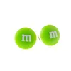 Free Shipping 4pcs( 2pairs ) Candy Letter M Resin Earring Post Cute Sweet Gift 14mm b0022 5