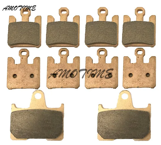 

Motorcycle Parts Copper Based Sintered Motor Front & Rear Brake Pads For Suzuki GSXR1000 K3 2003 2004