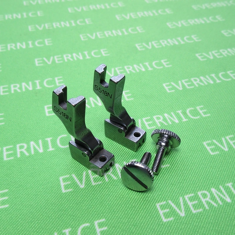 

2 INVISIBLE ZIPPER FOOT NARROW HINGED GUIDE HIGH SHANK for JUKI DDL-8500 8700 5550 555
