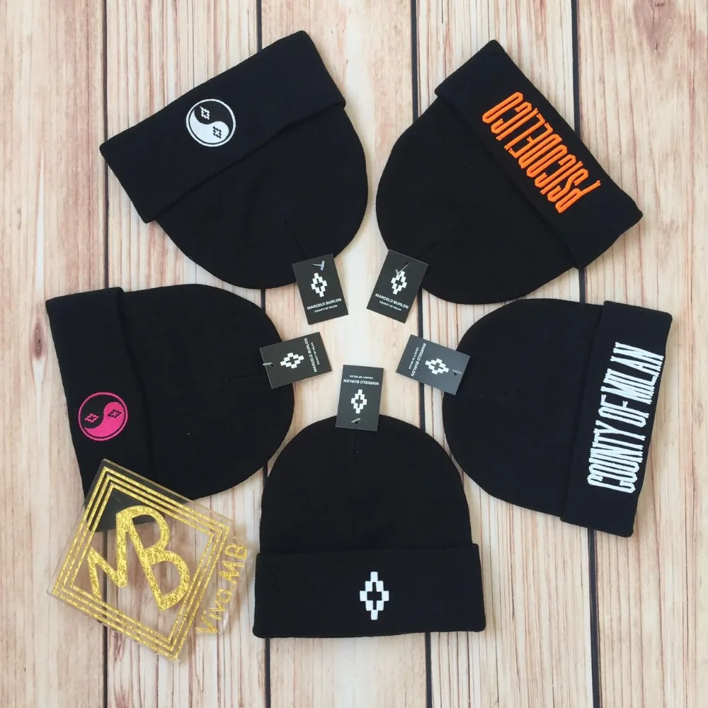 

MB MURBON MARCELO BURLON WOOL CAP HIP HOP HAT FLEXIBLE SIZE(DUSTBAG INCLUDING)