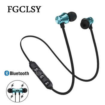 

FGCLSY Magnetic music bluetooth earphone XT11 sport running wireless bluetooth headset with Mic For iPhone 8 X 7 Xiaomi