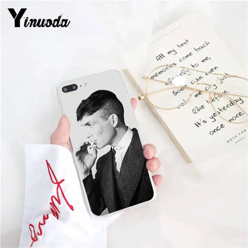 Yinuoda острые козырьки Coque PEAKY blinds шаблон мягкий чехол для телефона для iPhone 8 7 6 6S Plus X XS MAX 5 5S SE XR 11 11pro 11promax