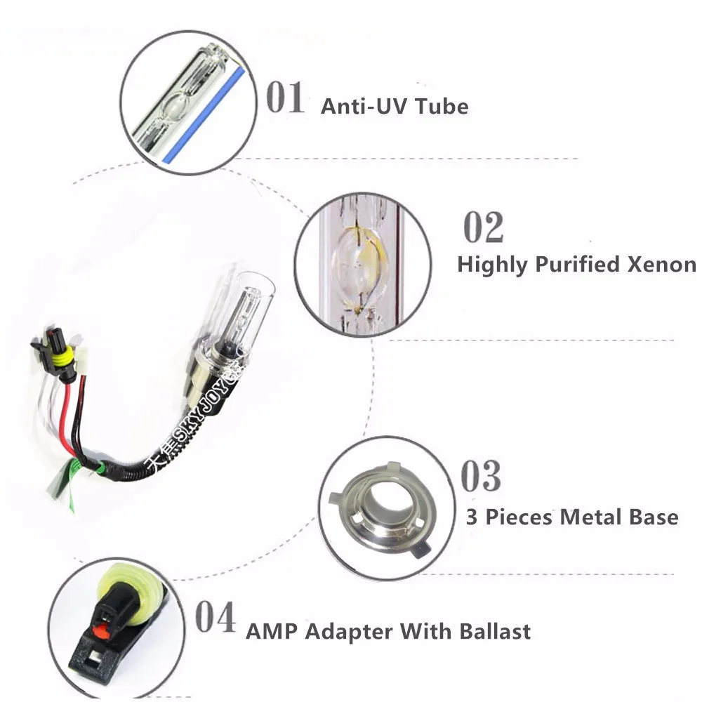 DC12V H6 hid xenon headlight BA20D Scooter headlight H4 motorcycle H6 bixenon brighter than H6M led 4300K 5000K 6000K 8000K (5)