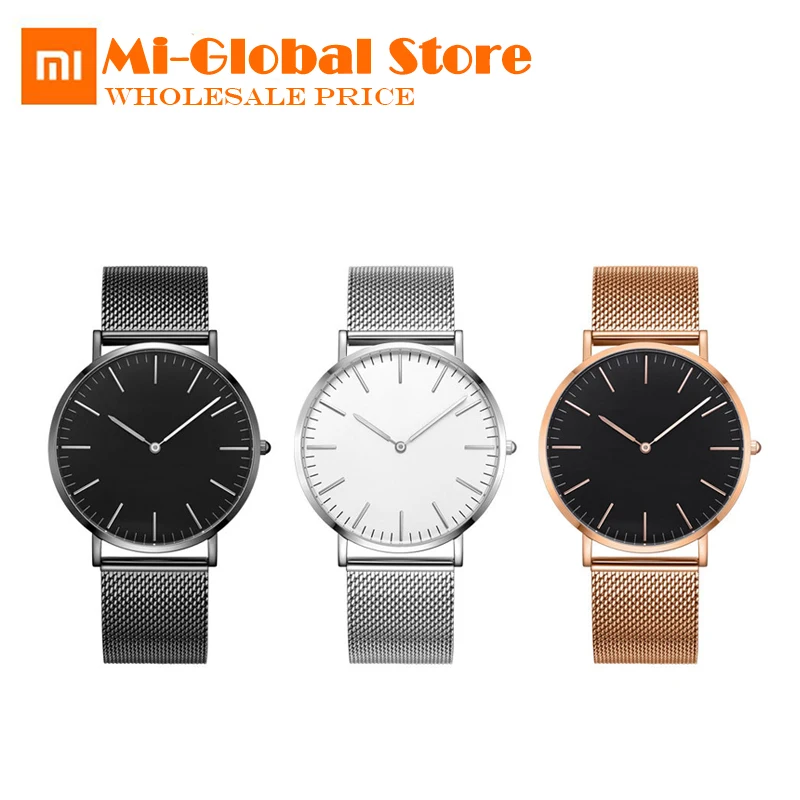

Original Xiaomi youpin TwentySeventeen Series Ultra-thin Quartz Watch Casual Business Wrist Watch Waterproof Couple Quartz Watch