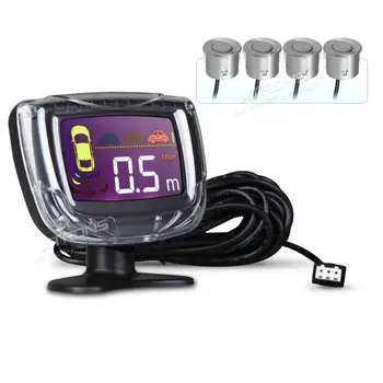 

XTRONS CPS008 Intelligent Parking Assistant System with 4 Metallic Grey Ultrasonic Rear Sensors