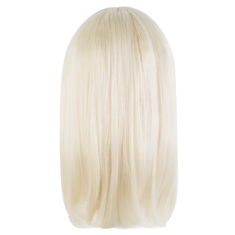 Halloween Synthetic Wig Fei-Show Heat Resistant Fiber Medium Wavy Black