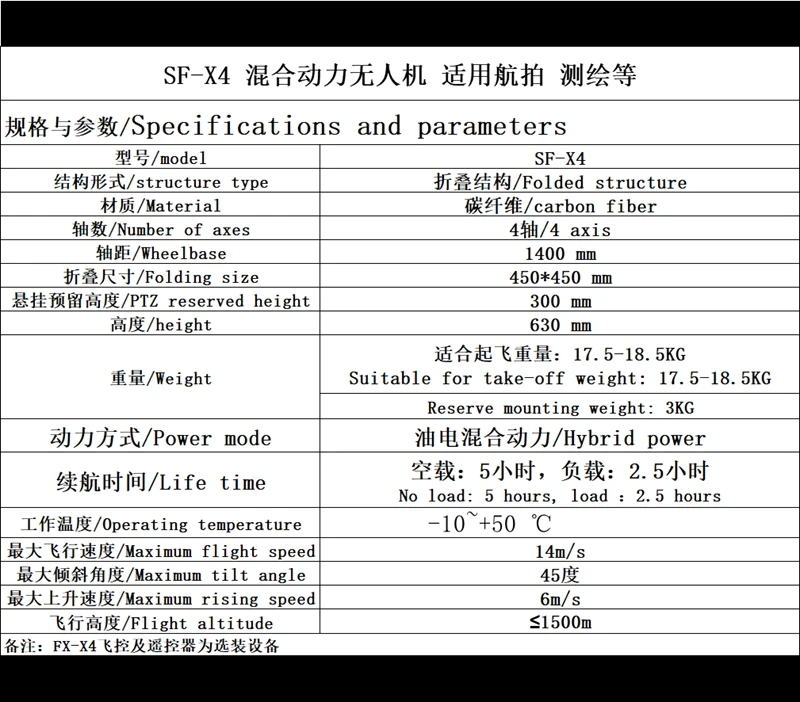SF-X4 混合动力