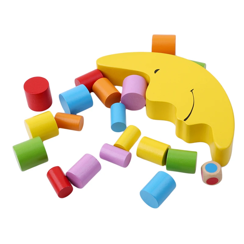  Moon Balancing Frame Baby Early Learning Toy Montessori Teaching Moon Balance Colorful Early Develo - 32976337203