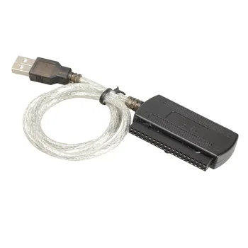 

USB 2.0 to IDE SATA 5.25 S-ATA 2.5/3.5 Inch Adapter Cable for PC Laptop