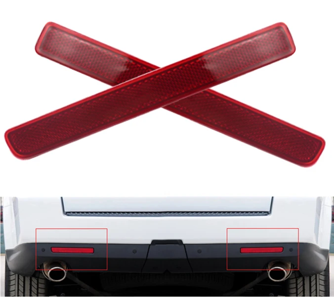 1 Pair 24 LED Rear Bumper Reflector Parking Brake Running Turning Light For Land Rover Discovery