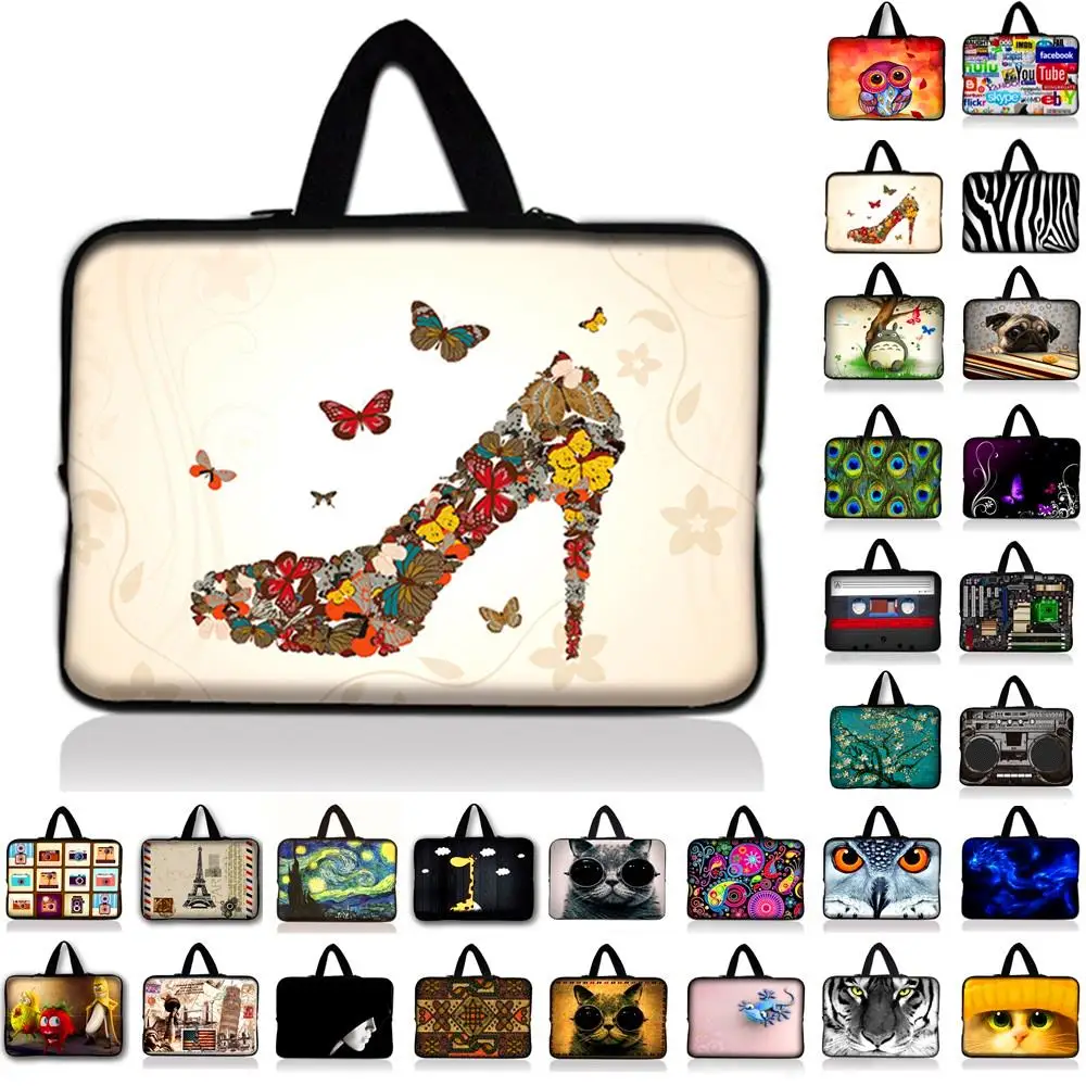 ПК сумка 10 11,6 12 13 13,3 15 15,4 15,6 17 17,3 Ноутбук Сумка для Для женщин рукав чехол планшет Портфели нетбук с защитой чехол