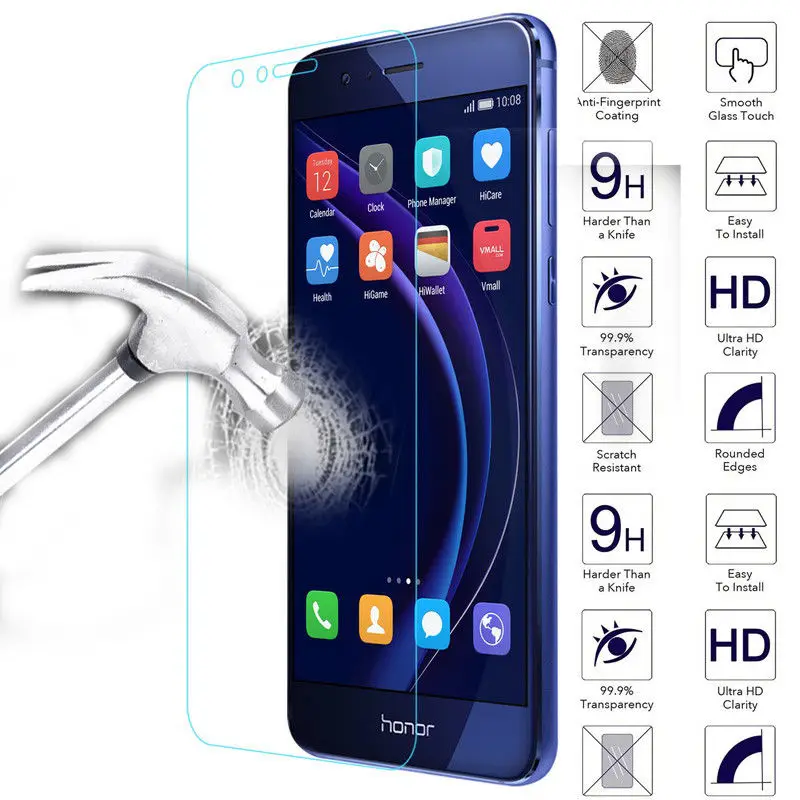 

9H 0.26mm Tempered Glass For Huawei P8 P9 P10 Lite ALE-L04 ALE-L21 VNS-L21 L23 WAS-LX2J LX1A WAS-L03T Screen Protector Films