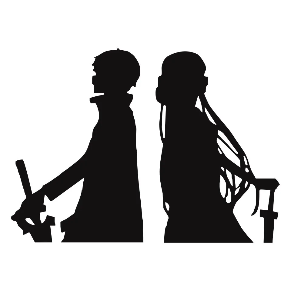 Cunymagos Sword Art Online(Sao) Kirito Asuna Car Sticker Car Accessories Fashion Creative Car Body Vinyl Stickers 14.2cm10 (3)
